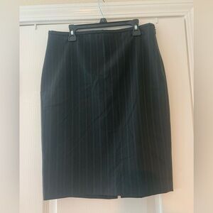 The Limited Fully Lined Black Blue pinstripe 2